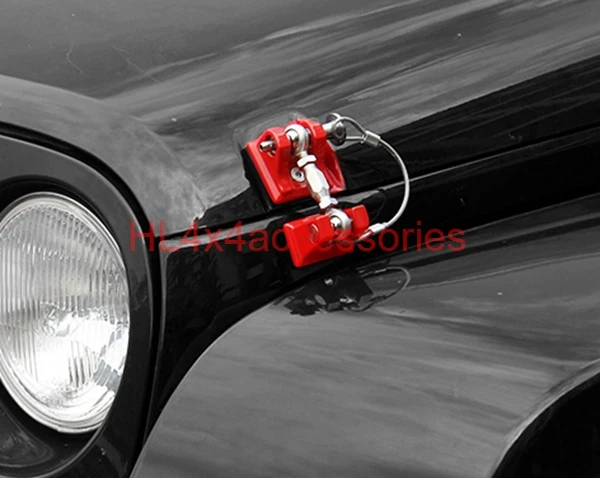 RED Hood Lock Catch Latch23