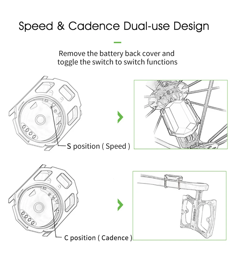 WEST BIKING, беспроводной Велосипедный компьютер, измеритель скорости, Bluetooth, AN+, датчик скорости, двойной датчик для велосипедного компьютера, Аксессуары для велосипеда