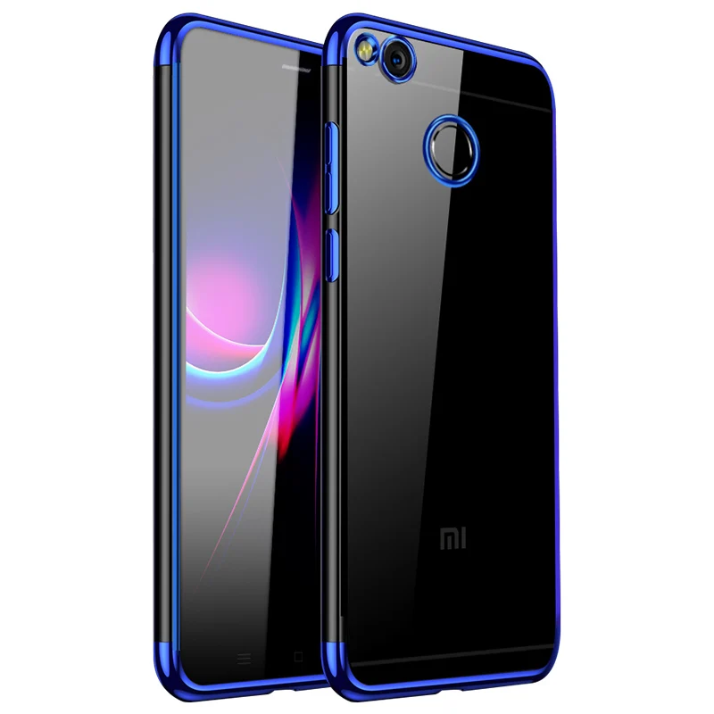 Xiaomi Redmi 4X покрытие корпуса soft shell ТПУ Fundas Задняя накладка для кремния coque
