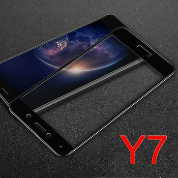 

25 Pcs/Lot Full Coverage Screen Protector For Huawei Y7 Full Cover Protective Film Tempered Glass For Huawei Y7