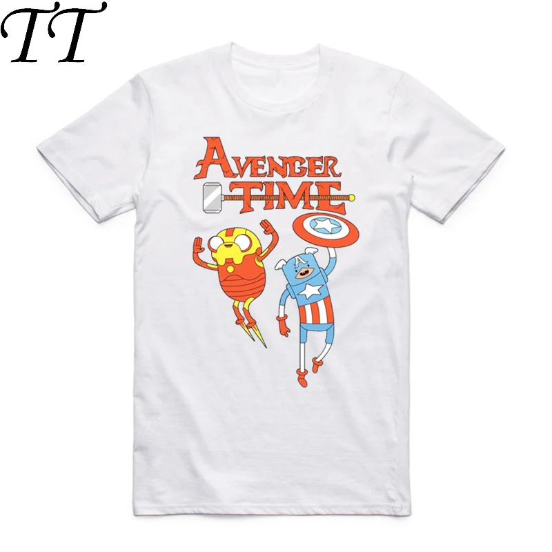 

2019 S-4XL Men Woman Print Finn and Jake Adventure Time Sitcoms T-shirt Unisex Short sleeve O-Neck Summer Casual Fashion Tshirt