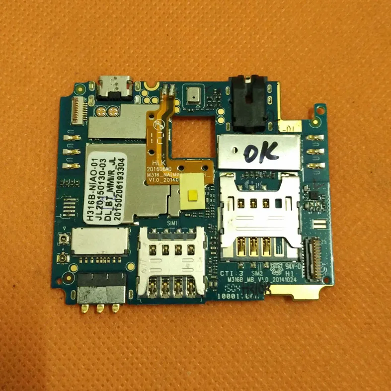 

Used Original 2G RAM+16G ROM mainboard for Siswoo i7 MT6752 Octa Core 5.0" HD Free shipping