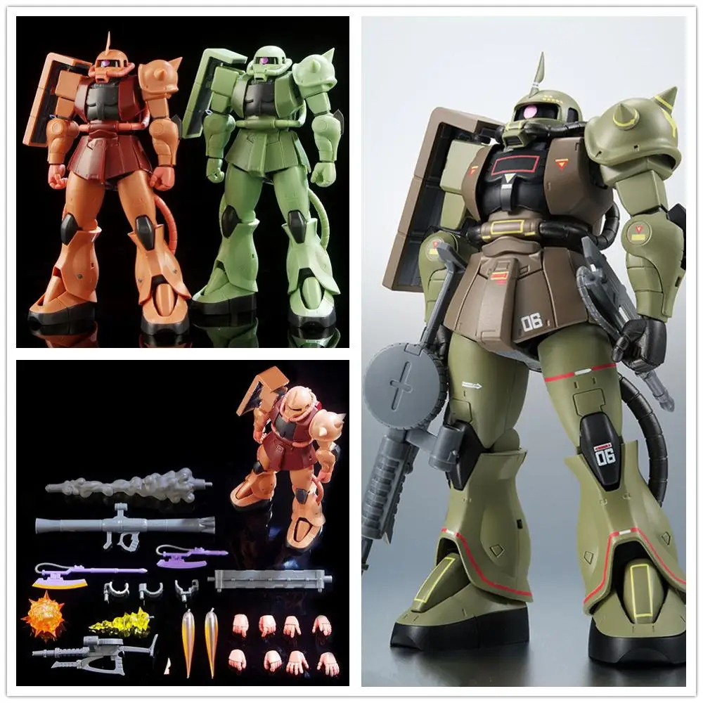 Baofeng Модель робот-спирит MS-06 Zaku II ver A.N.I.M.E/зеленый/Char красный Гандам Готовая модель DB040