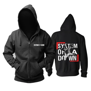

Bloodhoof System of A Down heavy metal hardrock black hoodie S-XXL Asian Size