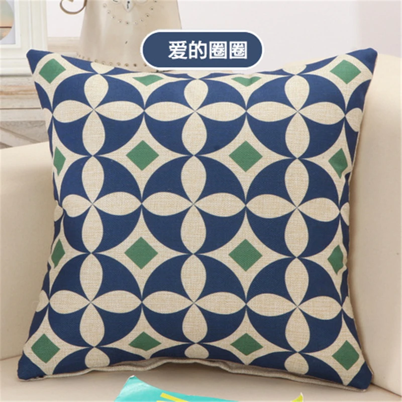 وسادة يغطي 45x45 سنتيمتر/17.7x17.7 'المنزلية المخدة وسادة الكتان النسيج المنزل كنبة مكتب ديكور رمي وسادة غطاء