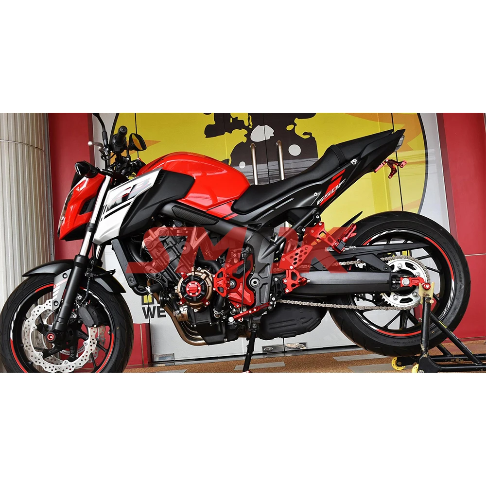 SMOK мотоцикла с ЧПУ Алюминиевый сплав левый и правый двигатель защитная крышка для Honda CB650F CBR650F