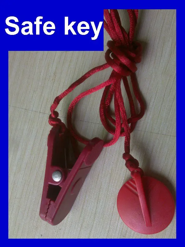 Motorized Treadmill Safety key for treadmill meter,round sate key for