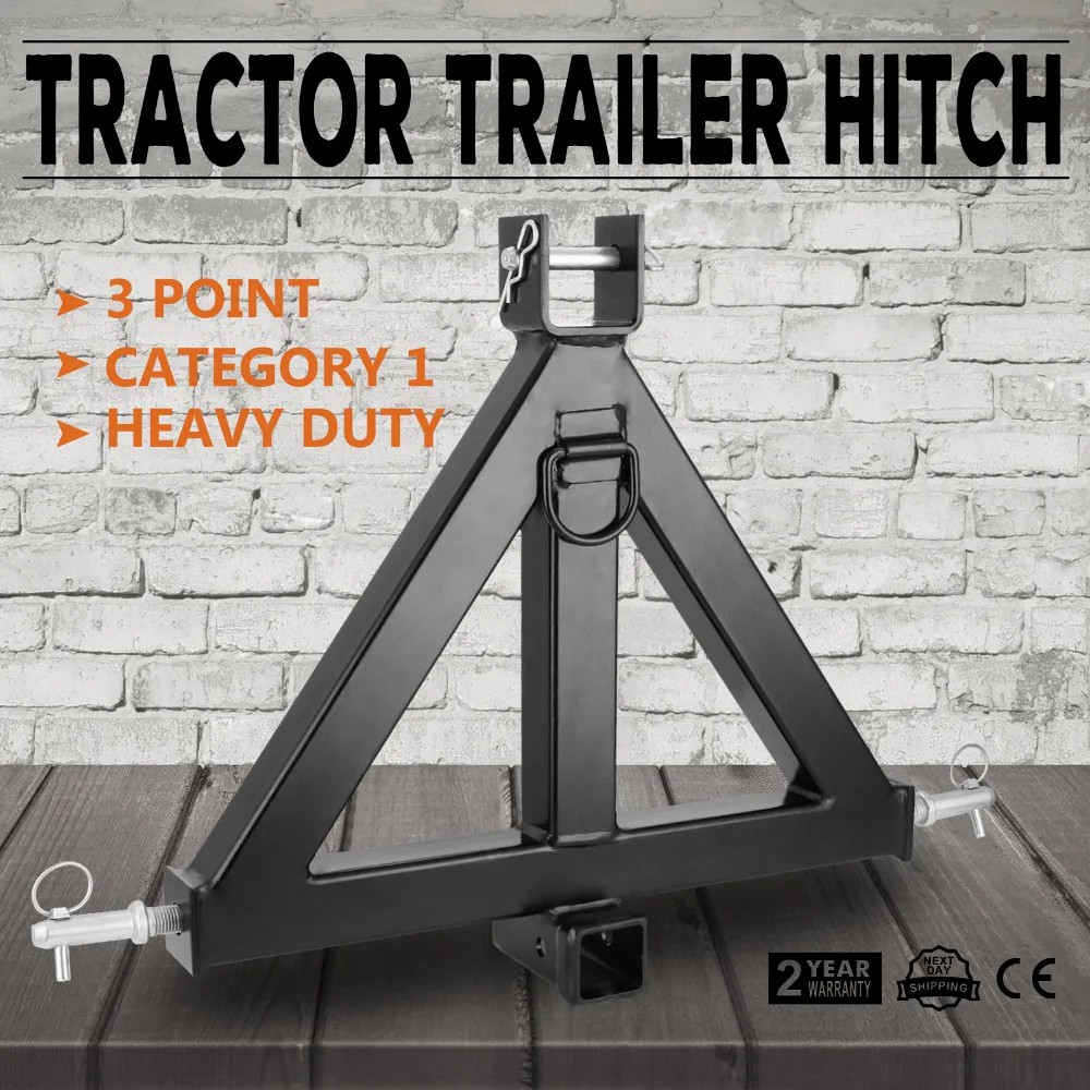 Business Heavy Duty 3 Point 2" Receiver Trailer Hitch Category 1Tractor