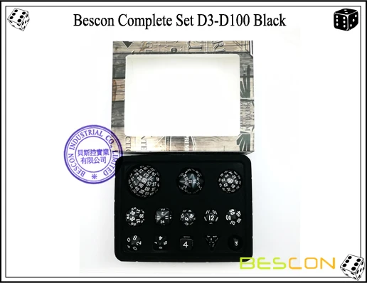 Bescon Complete Set D3-D100 Black-5