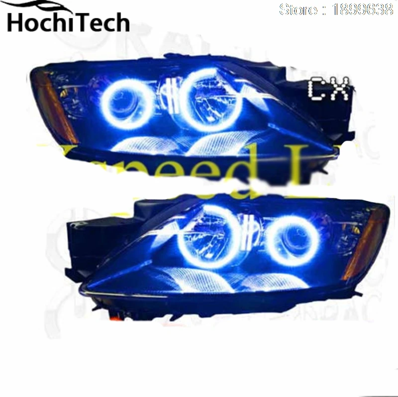 Для Mazda cx 7 2006 2012 RGB светодиодные кольца для Фар halo angel eyes с пультом дистанционного