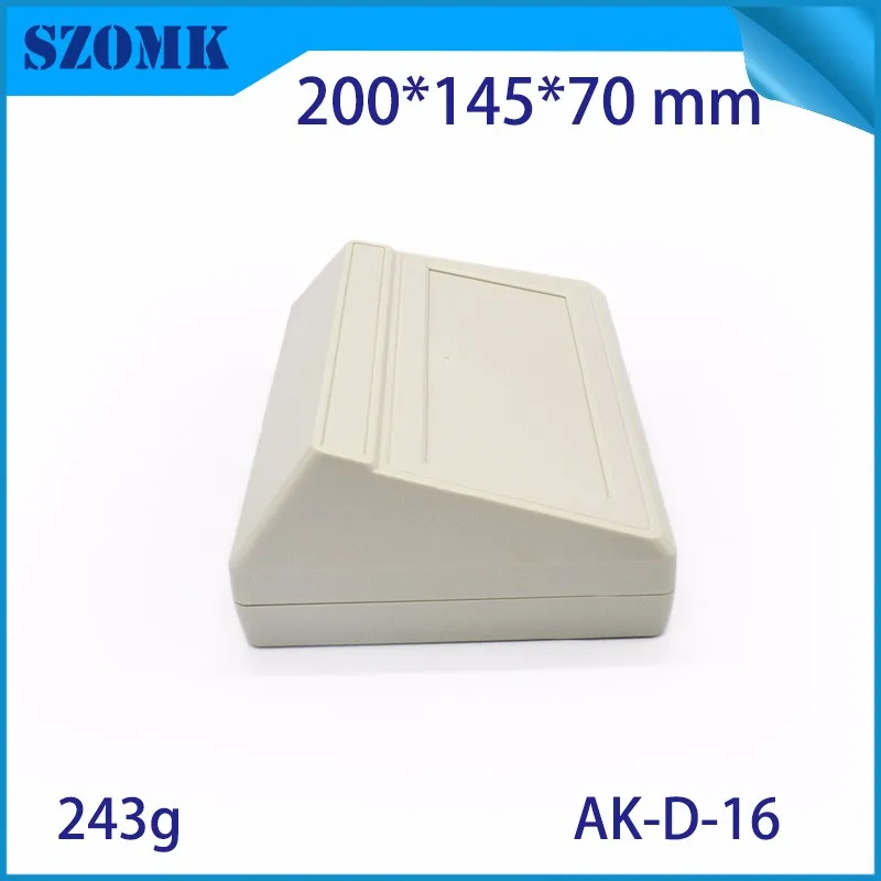 szmk plastic desktop enclosure electronics junction box instrument housing plastic abs control box hot sale project box plastic housing (10)