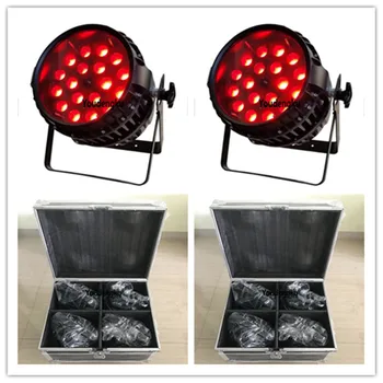 

8 pieces with flightcase zoom waterproof led par 12w 18x12w led zoom par rgbw 4in1 led par 64 ip 65