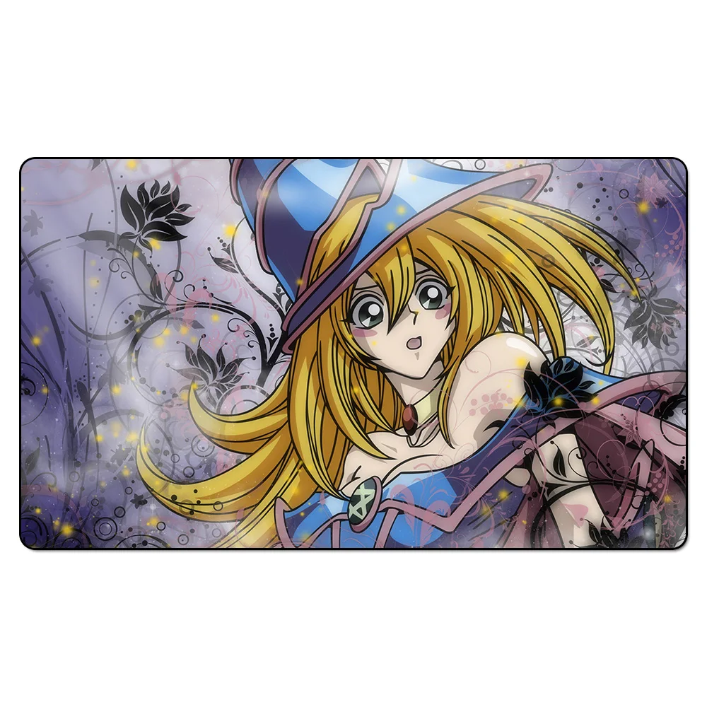 Темный маг Девушка Playmat) Настольные игры playmats, YGO карты игровой коврик, пользовательские игры Дизайн Playmat с бесплатным подарочным пакетом - Цвет: dark magician girl g