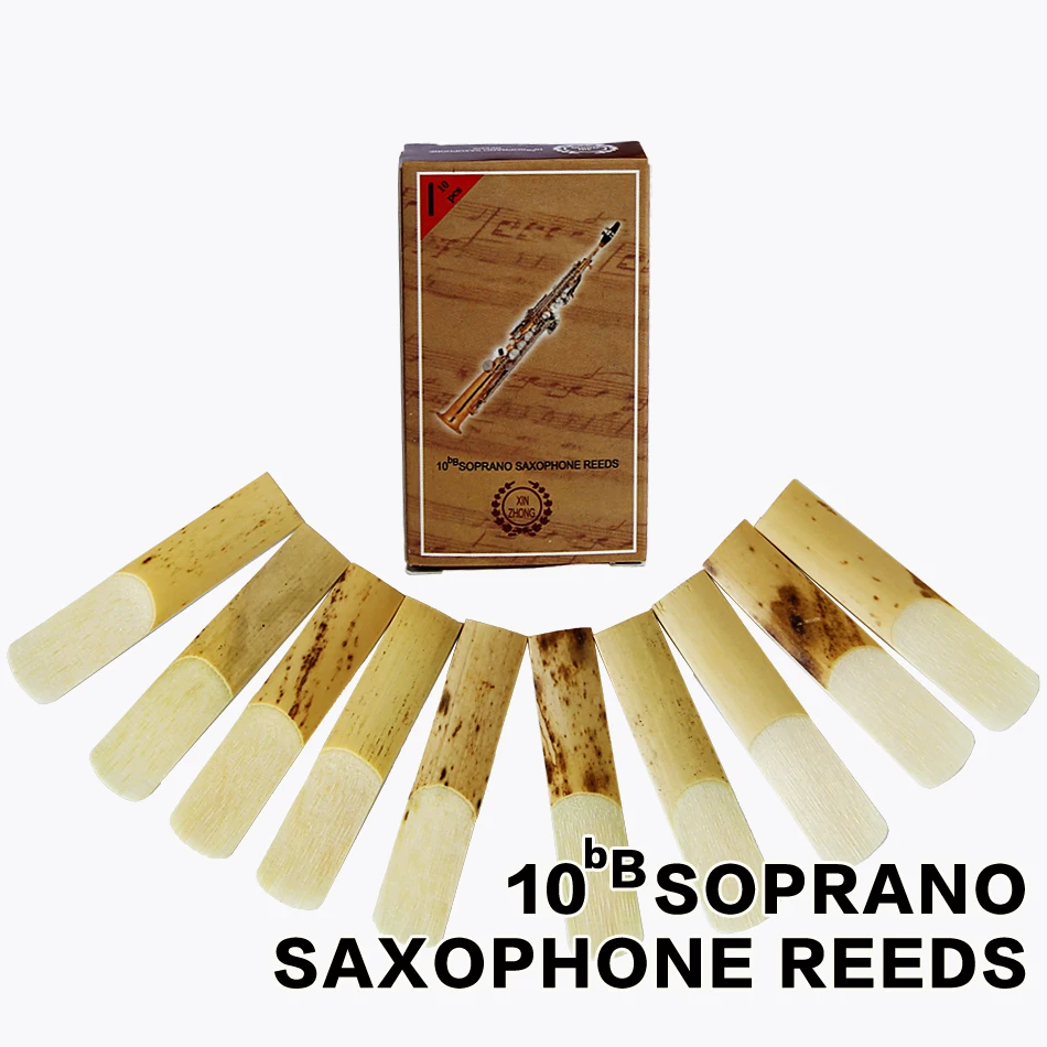 Синьчжун ВВ 2 1/2 Прямой сопрано Sax Саксофон Reeds Saxofone аксессуары 10 шт./кор.|saxophone pad|box