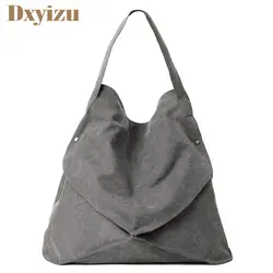 Новый дизайн Модная парусиновая Для женщин сумки Сумки на плечо большой Повседневное Вместительные сумки Bolsa feminina Высокое качество
