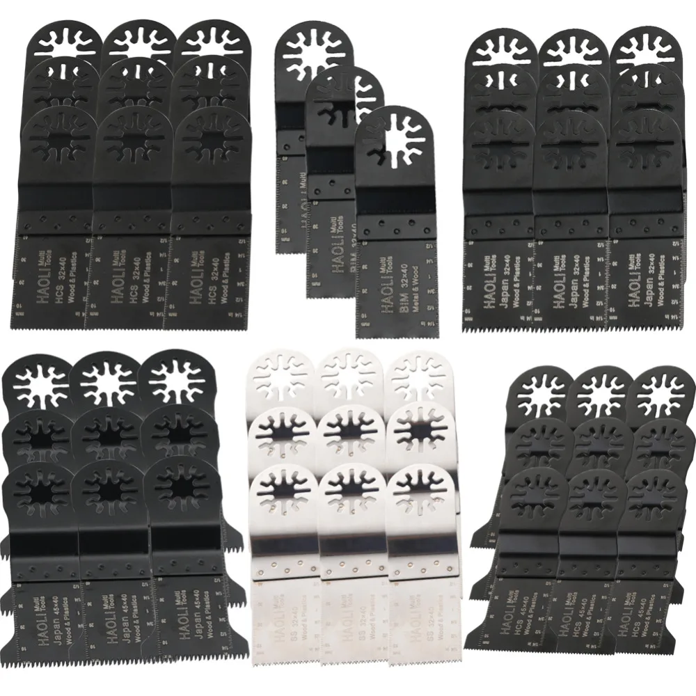 

Free Shipping 48 pcs saw blades for oscillating tool saw blades for renovator power tools as Fein multimaster