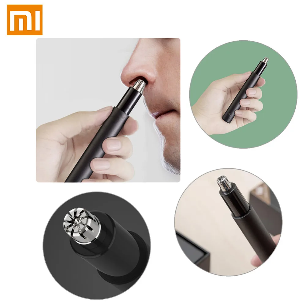 Xiaomi HN1 мини электробритва для удаления волос в носу триммер Водонепроницаемый Безопасный Очиститель инструмент для стильных волос бритва-триммер электробритва водостойкий очиститель