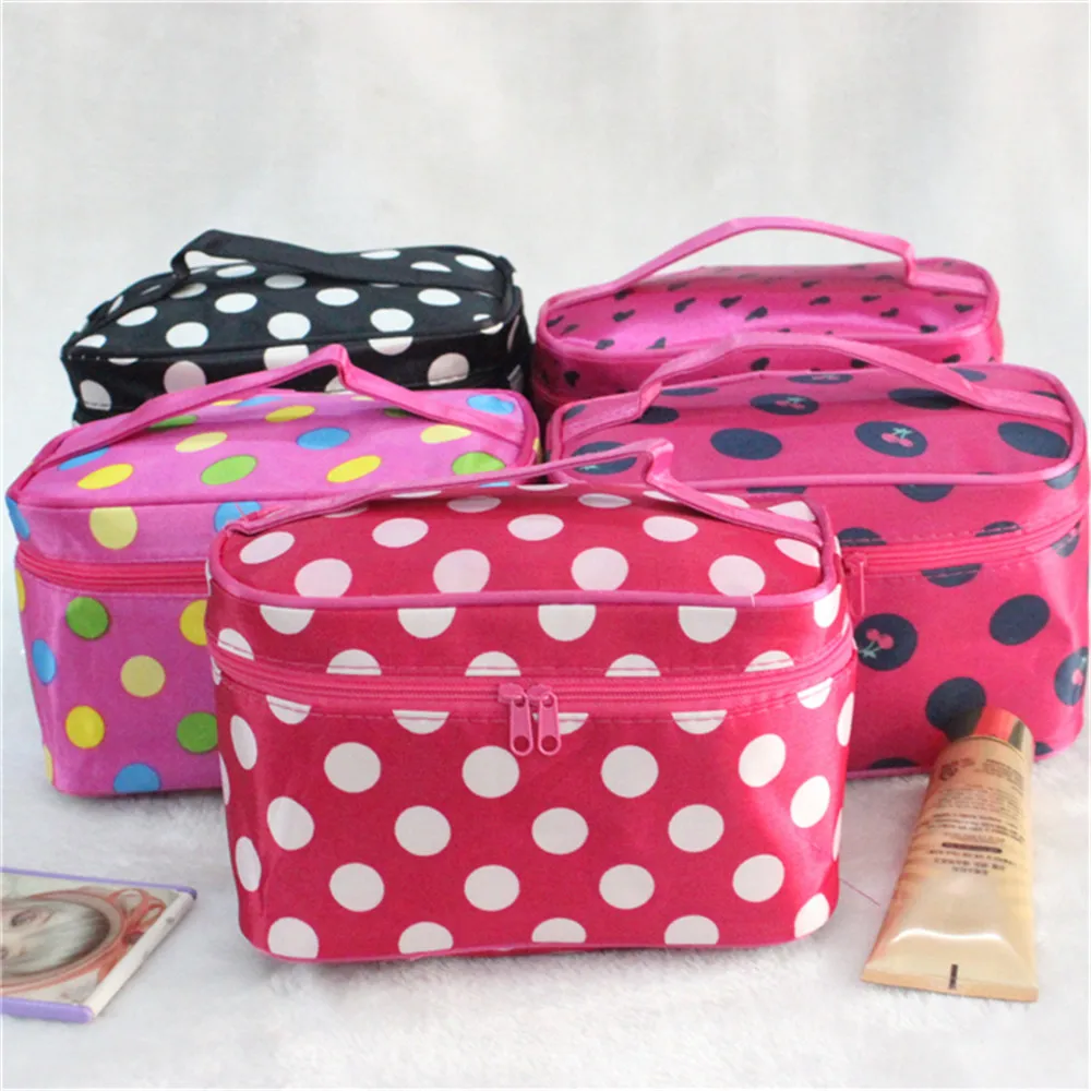 New Women Quilted Professional Cosmetic Bag Women's Large Capacity