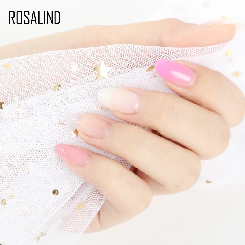 ROSALIND 10 мл полигель-лак для ногтей Quick Builder для наращивания ногтей Vernis полуперманентный УФ-лак