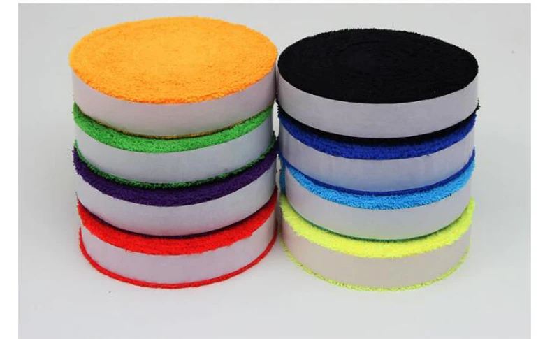 1pc High Quality Anti-slip Racket Overgrips Cotton Towel Grip Gym Fitness Sport Anti-skid Sweat Tape (2)