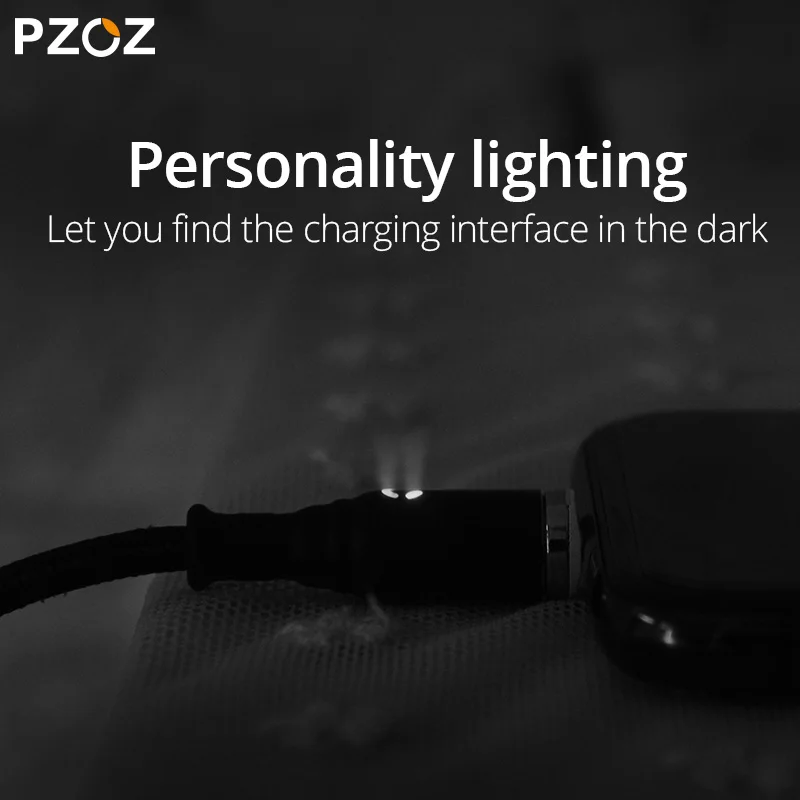 PZOZ магнитная зарядка Micro USB кабель магнитный кабель usb type C зарядка для айфона зарядка usb c шнур для зарядки телефона
