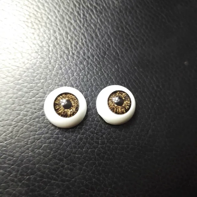 12pcs(6pairs) 16mm Doll Eyeballs Half Round Acrylic Eyes for DIY Doll Bear Crafts Mix Color Plastic Doll EyeBall Doll Toy Parts 5