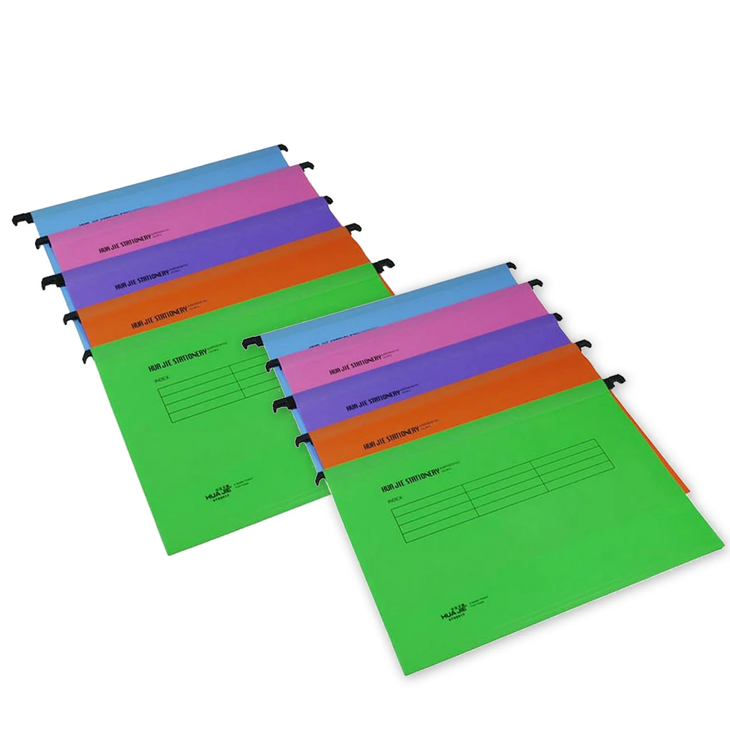 

Behogar 10PCS A4 Size Expanding Hanging File Folders with Tab for Hotels Libraries Offices Study Rooms Mix Color