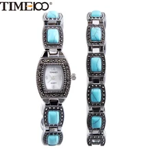 TIME100 Women’s Watches Blue Turquoise Rhinestone Bracelet Dress Watch Gift Jewelry Clasp Relogio Masculino Reloj Mujer