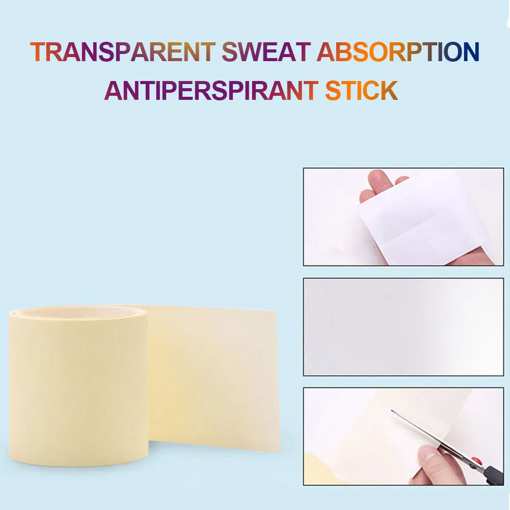 

1 Roll Safe Pads Prevent Sweat Summer Keep Dry Soft Underarm Ultra Thin Antiperspirant Patches Daily Easy Use Disposable Unisex