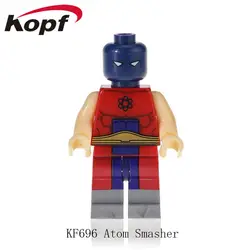 20 шт. минифигурные Супер Герои Atom Smasher Metamorpho Sandman Mark 50 стервятник строительные блоки кирпичи игрушки для детей KF696
