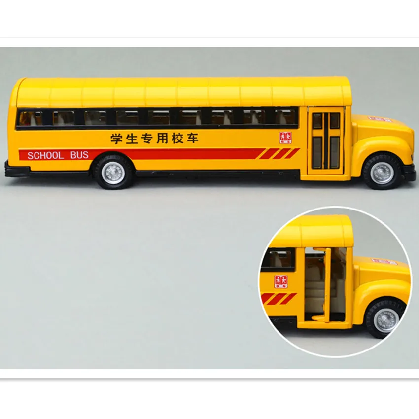 Free Shipping 2015 NEW Coming School Bus Model Toys for Boy Kid, Alloy
