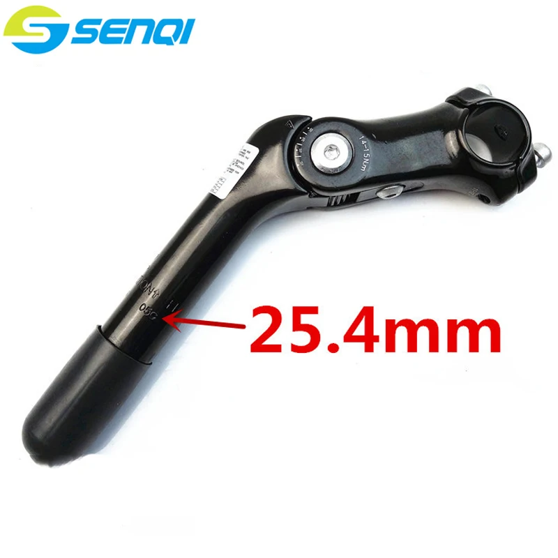 

SENQI MTB Bike Adjustable A-Head Bike Handlebar Stem Black FBS11