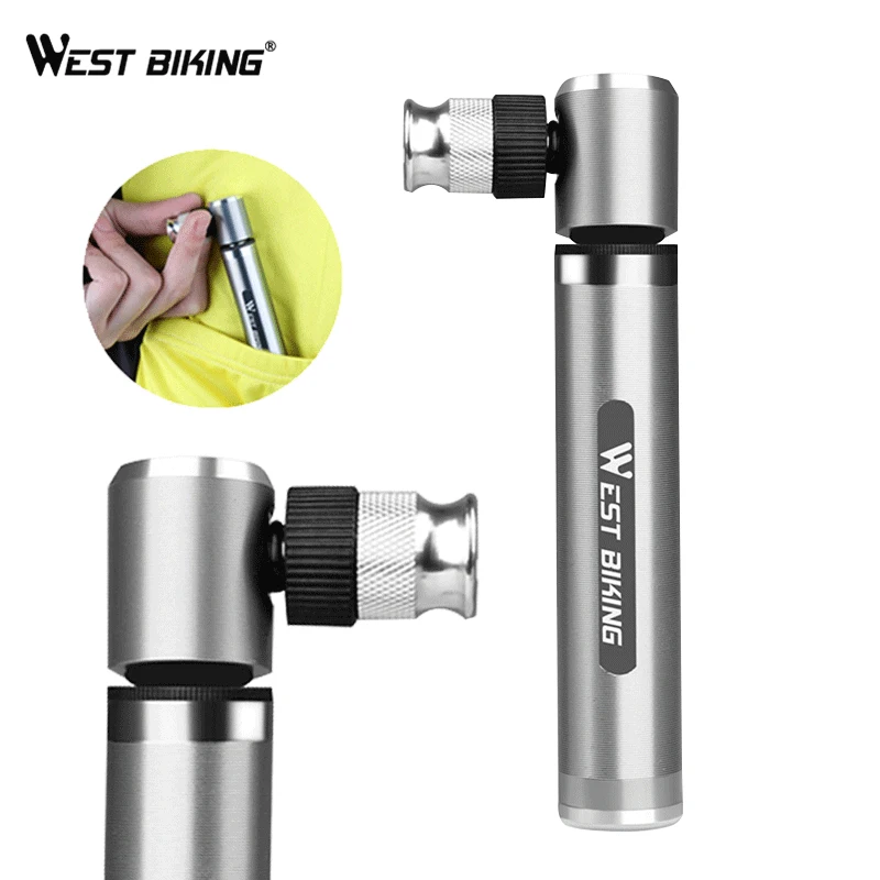 West biking насос на насосы для велосипеда мячей велосипед ручной мини шины иглы