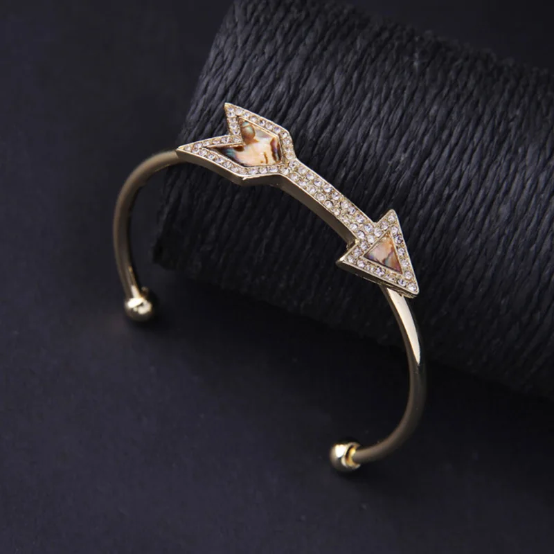 New Arrival Creative Fashion Arrow Pendant Bracelet Charms Link Bangle For Women Wholesale Alloy Jewelry Accessories | Украшения и