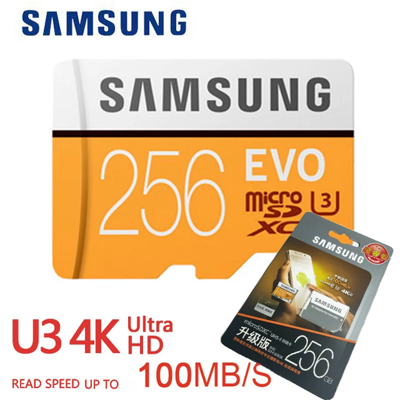 Карта памяти Samsung micro sd 64 ГБ 256 128 ГБ|Карты памяти| |
