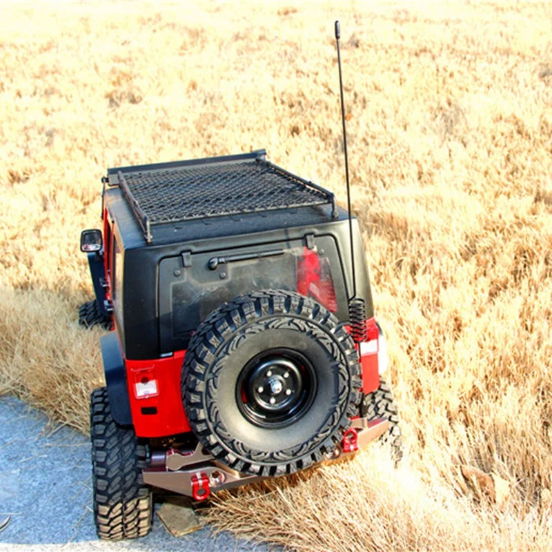 Радиоуправляемый гусеничный Металл 160 мм декоративная антенна для 1:10 Rc комплект автомобильных принадлежностей для передней и задней оси