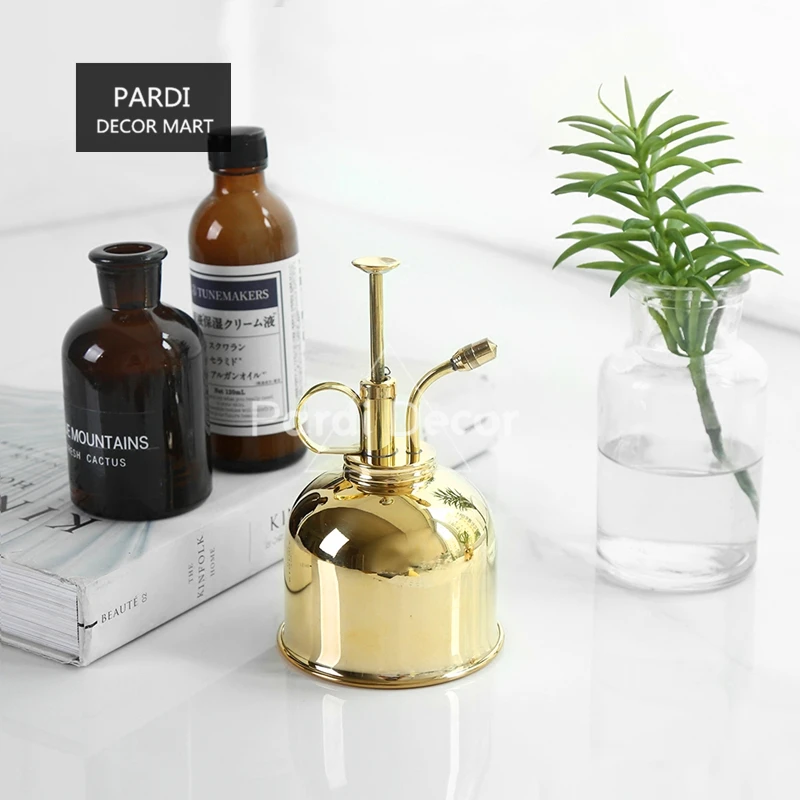 

European brass golden spray can plant spay bottle inner flower spray mister 1pc/lot