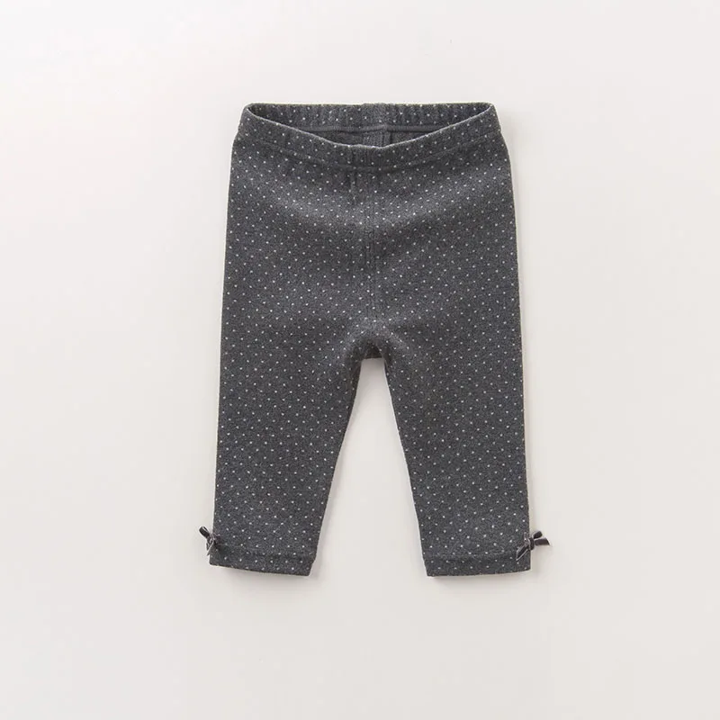 DB6158 dave bella/осенние длинные штаны для маленьких девочек с модным принтом детские штаны для малышей брюки для девочек
