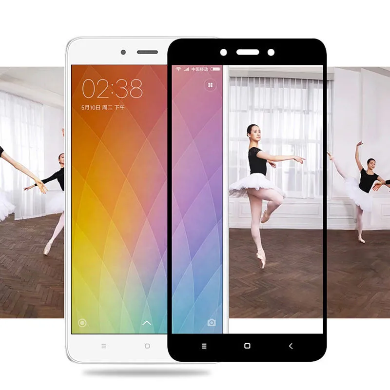 Полное покрытие из закаленного стекла для Xiao mi Red mi 4X Note 4 6 Pro 6A 5 Plus mi A1 A2 Lite Pocophone F1 mi 6X Защитная пленка для экрана