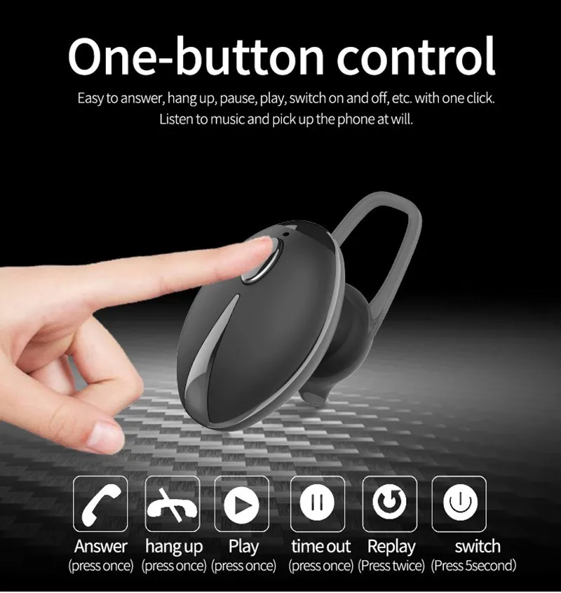 

New Portable Audio Wireless Bluetooth Headphones Battery Display Call Function Music Support Multi-point Connection Earphone