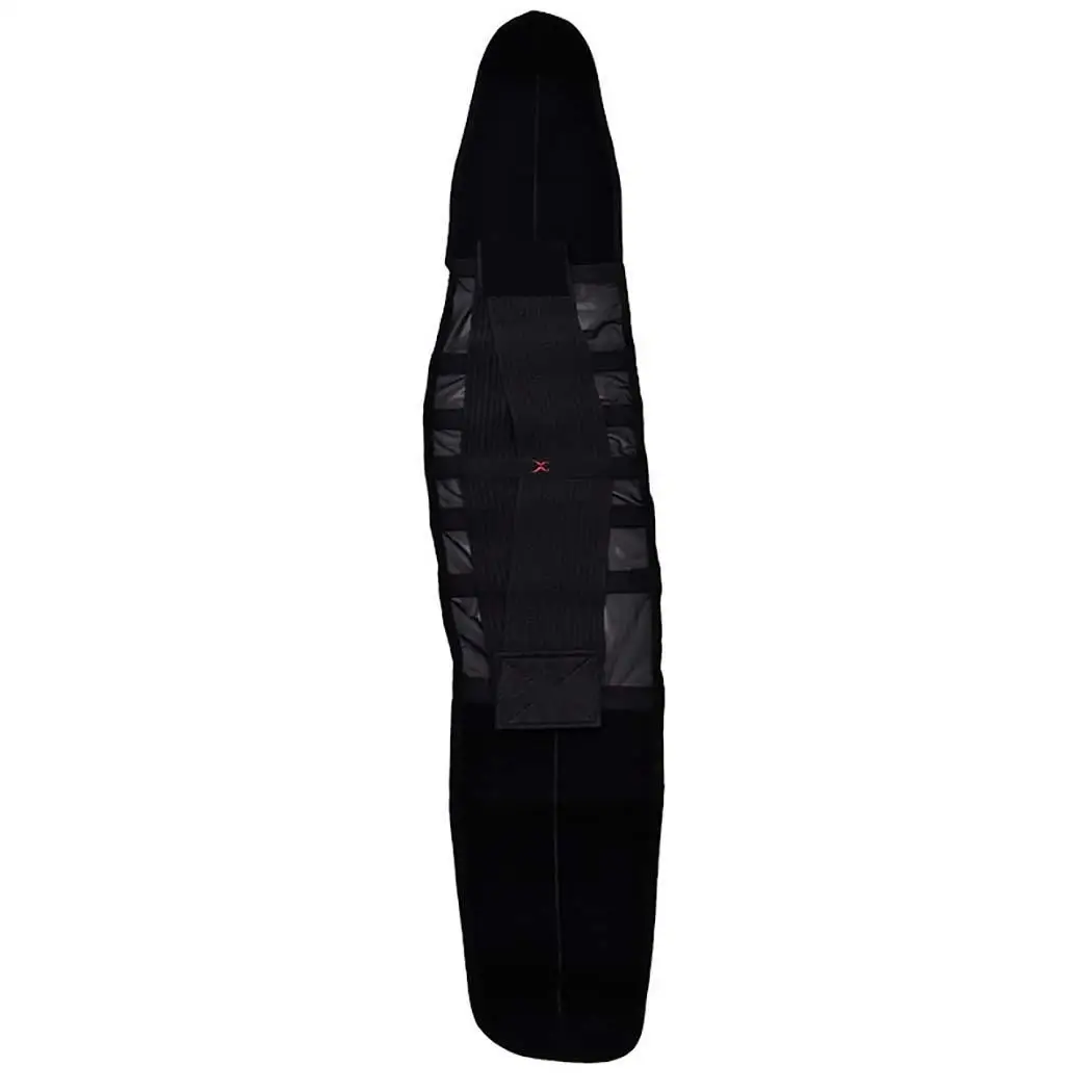 black Sports Belt Super Elastic Breathable Comfort 130cm/51.2inch Thin Waist Support High elastic fabric Belt - Цвет: black