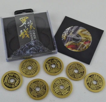 

Chinese LuohanQian (size as Morgan Coin 38mm), Deluxe Chinese ancient Coin Set Magic Tricks Appearing/Vanishing Close Up Prop