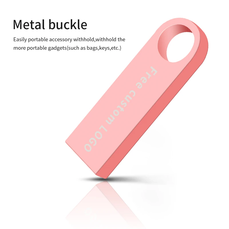 

New Usb Flash Drive Silver Metal Pen Drive 64GB 32GB 128GB Usb Stick 3.0 Portable High Speed Pendrive 16GB 8GB 4GB Free Shipping