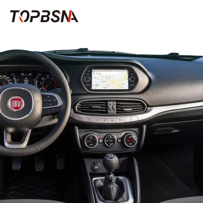 TOPBSNA Android 9 0 Автомобильный мультимедийный плеер системы 1 Din для Fiat Tipo Egea 2015 2016 2017 wi