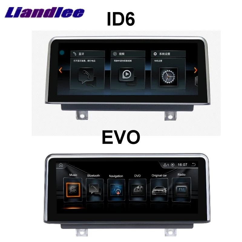 Liandlee автомобильный мультимедийный плеер CarPlay для BMW 1 серии F20 F21 2013~ NBT EVO ID6 Радио экран NAVI gps FM навигация