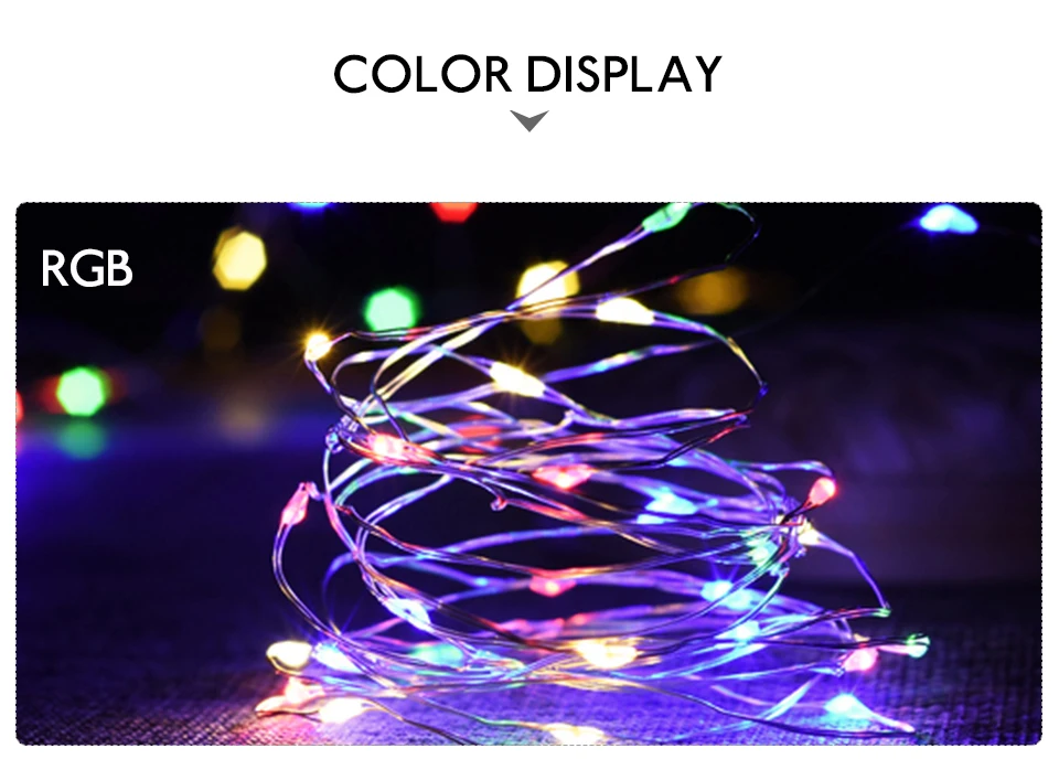 New Year 2M 5M 10M Silver Wire Battery LED String Lights For Christmas Garland Home Party Wedding Decoration Bottle Fairy Lights (8)