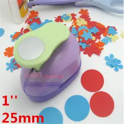 1 ''дырокол для кругов 25 мм diy ремесло дырокол для Скрапбукинг Дырокол eva maker дети записки Бумага Резак тиснение острее
