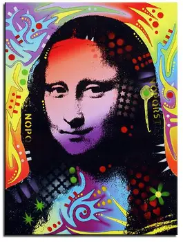 

Large size hand made Oil Painting Wall painting mona lisa Pop art Decorative Wall Art Picture For Living Room paintng No Frame