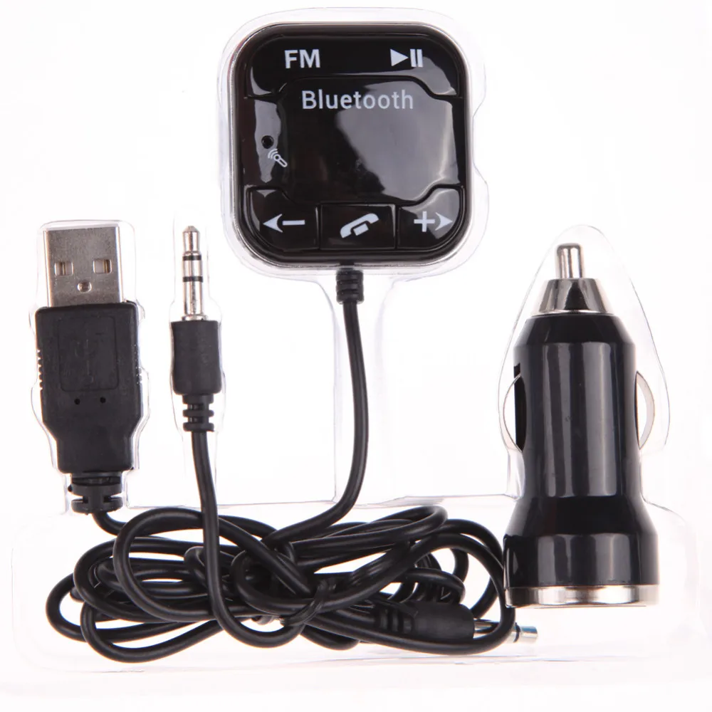 3.5MM Bluetooth Car Kit Handsfree FM Transmitter MP3 Player Car