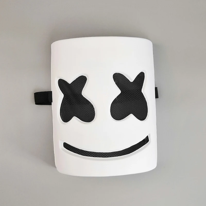 Косплей маска реквизит DJ Marshmello маска Аксессуары для маскарада на Хеллоуин DJ электронные слоги вечерние для взрослых детей Cos